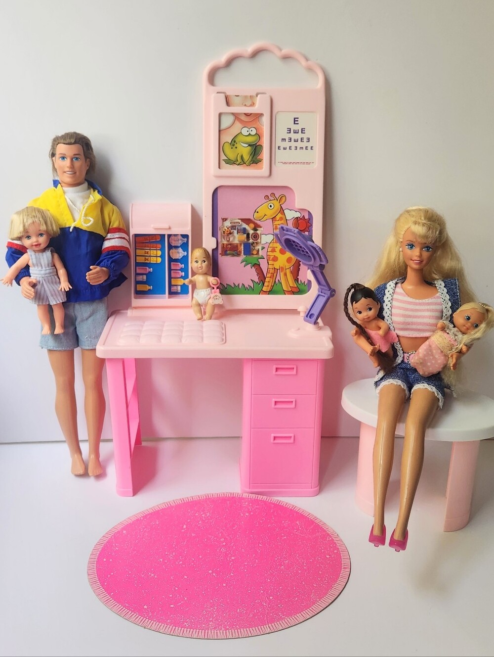Vintage Barbie 90's Doctors Office Playset